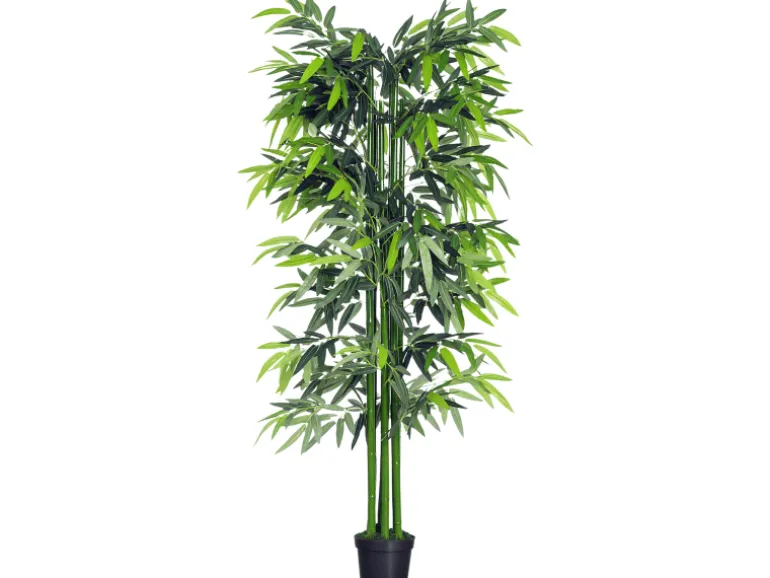 Outsunny Künstliche Pflanze 180 cm mit Übertopf