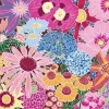 Papierservietten mit Blumen 16,5 cm x 16,5 cm 20 Stück Bunt FSC®