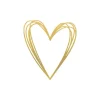 Papierservietten mit Herz 16,5 cm x 16,5 cm 20 Stück Weiß-Gold FSC®