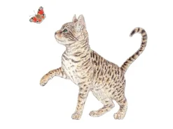 Papierservietten mit Katze und Schmetterling 16,5 x 16,5 cm 20 Stück Bunt FSC®