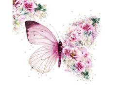 Papierservietten Schmetterling 16,5 cm x 16,5 cm 20 Stück Bunt FSC®