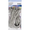 Paracord Nylonschnur Silbergrau 2 x 4 mm, Länge 5 m