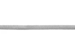 Paracord Nylonschnur Silbergrau 2 x 4 mm, Länge 5 m