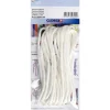 Paracord Nylonschnur Weiß 2 x 4 mm, Länge 5 m