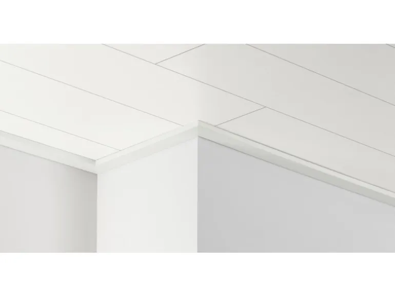 Parador Dekordeckenleiste DAL 3 220 cm x 3,4 cm x 1,2 cm Weiß Seidenmatt