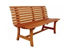 Parkbank Moreno 3-Sitzer Holz 93 x 140 x 67 cm