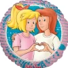 Party Factory Folienballon Bibi & Tina Rund Ø 45 cm Freundschaft Motiv 1