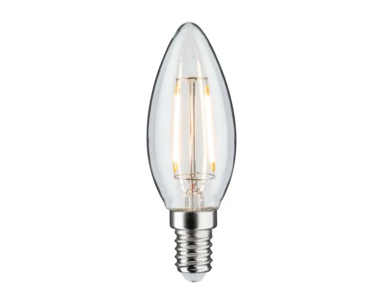 Paulmann LED-Kerze Filament Plug & Shine 24 V 2 W 3000 K Dimmbar Klar