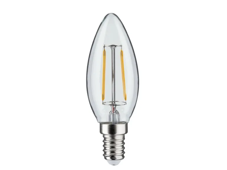 Paulmann LED-Kerze Filament Plug & Shine 24 V 2 W 3000 K Dimmbar Klar