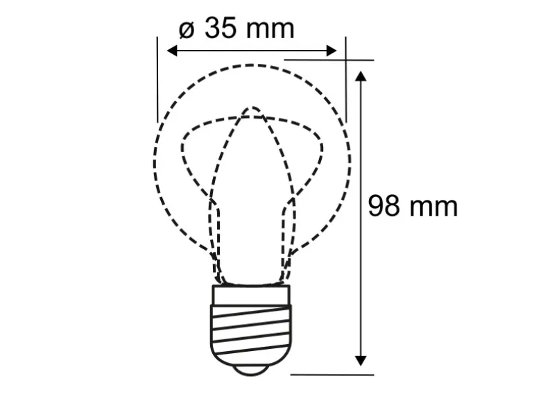 Paulmann LED-Kerze Filament Plug & Shine 24 V 2 W 3000 K Dimmbar Klar