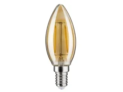 Paulmann LED-Kerze Filament Plug & Shine 24 V 2 W 1900 K Dimmbar Gold