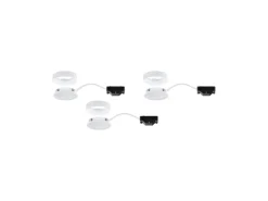Paulmann Möbel Set Pukk 3x3W 210lm 12/230V 2700K Kunststoff/Weiß