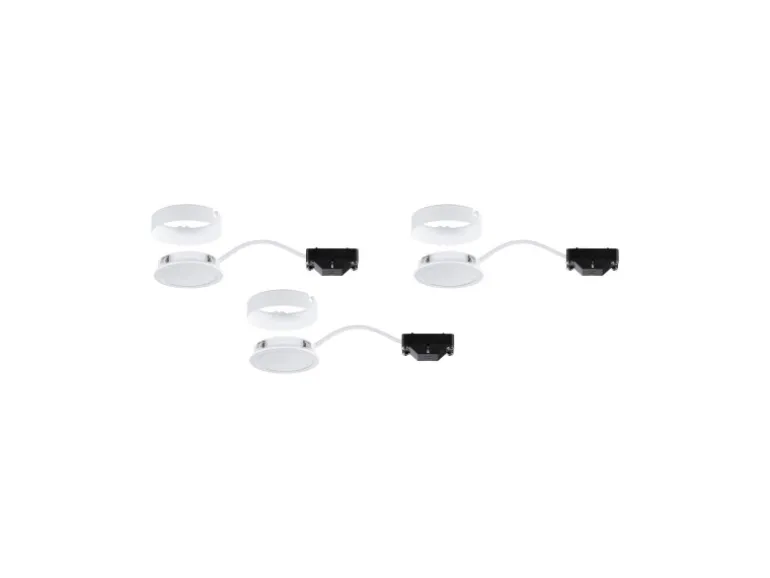 Paulmann Möbel Set Pukk 3x3W 210lm 12/230V 2700K Kunststoff/Weiß