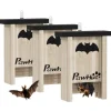 PawHut Fledermauskasten Tannenholz Naturholz 18L x 6B x 22,5H cm