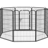 PawHut Freigehege Individuell Gestaltbare Form mit Tür 80 x 100cm