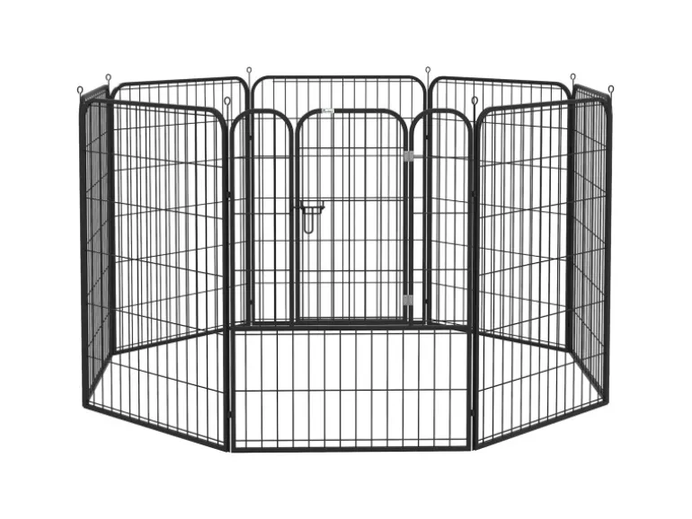 PawHut Freigehege Individuell Gestaltbare Form mit Tür 80 x 100cm