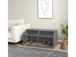 PawHut Hamsterkäfig 100cm mit Hängebrücke Leitern