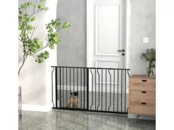 PawHut Hunde Türschutzgitter 75-145 cm