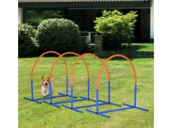 PawHut Hunde-Agility-Trainingsgeräte mit Tragetasche