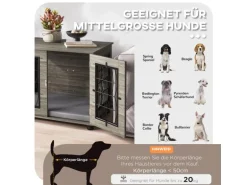 PawHut Hundebox mit Kissen 80 x 56 x 63cm