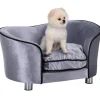 PawHut Hundesofa mit Kissen 69 x 49 x 38 cm