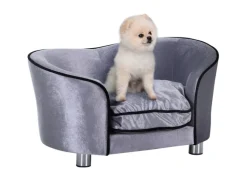 PawHut Hundesofa mit Kissen 69 x 49 x 38 cm