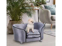 PawHut Hundesofa mit Kissen 69 x 49 x 38 cm