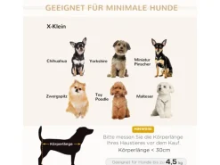 PawHut Hundesofa mit Kissen 69 x 49 x 38 cm