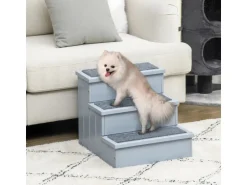 PawHut Hundetreppe 3 Stufen Einstiegshilfe