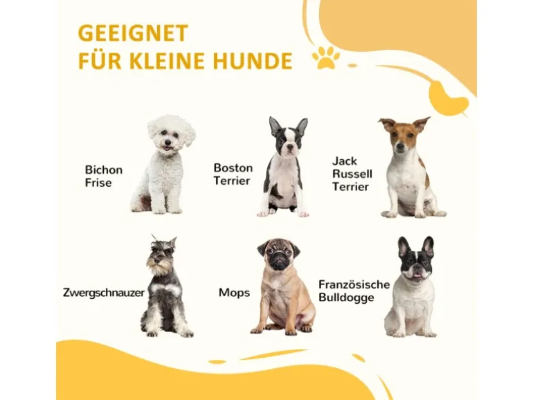 PawHut Hundetreppe 3 Stufen mit Seitenwand
