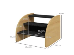 PawHut Hundetreppe 3 Stufen mit Seitenwand
