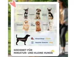 PawHut Hundewagen mit Klappfunktion Becherhalter