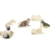 PawHut Katzen Kletterwand Spanplatte Polyester Beige 40L x 28B x 73H cm