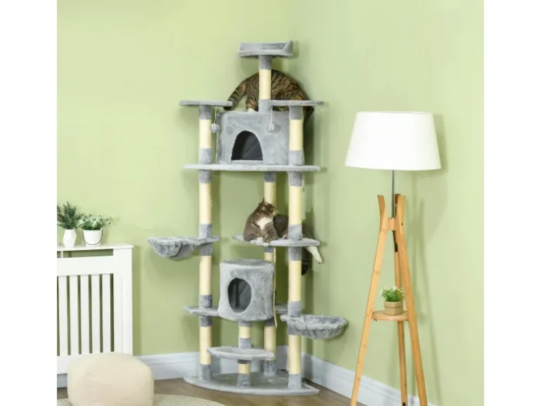 PawHut Katzenbaum Ecke Katzenkratzbaum