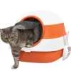 PawHut Katzentoilette mit Deckel und Streuschaufel