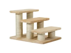 PawHut Tiertreppe 3 Stufen Treppe für Katze und Hunde 45 x 35 x34cm