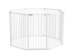 PawHut Welpenauslauf Klappbar 90 cm Hoch mit 8 Platten Tür