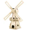 Pebaro Solar-Bausatz Windmühle mit Motor