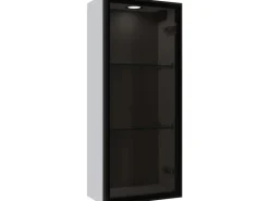 Pelipal Vitrinen-Wandschrank Quantum 05 Weiß Glanz 30 cm