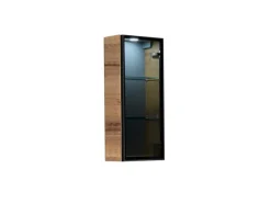 Pelipal Vitrinen-Wandschrank Quantum 05 Riviera Eiche quer NB 30 cm