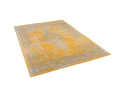Pergamon Designer Teppich Passion Vintage Bordüre Safran Gelb 80x150cm