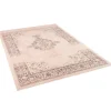 Pergamon Designer Teppich Passion Vintage Bordüre Rosa Beige 140x200cm