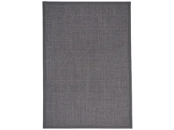 Pergamon Sisalteppich Natura Klassisch mit Bordüre Anthrazit 150x150cm