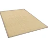 Pergamon Sisalteppich Natura Klassisch mit Bordüre Creme Taupe 150x150cm