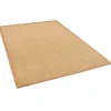 Pergamon Sisalteppich Natura Klassisch mit Bordüre Nuss 150x150cm