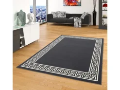 Pergamon Teppich Trendline Römisch Bordüre Anthrazit 120x170cm