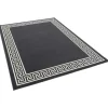 Pergamon Teppich Trendline Römisch Bordüre Anthrazit 80x150cm