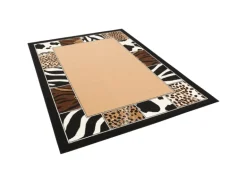 Pergamon Trendline Teppich Afrika Bordüre Beige Beige 160x225cm
