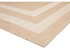Peyer Syntex Teppich Terrace Bordüre Pflegeleicht Farbe Beige 120 x 170 cm