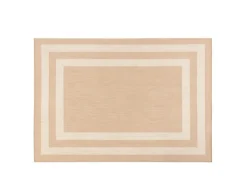 Peyer Syntex Teppich Terrace Bordüre Pflegeleicht Farbe Beige 160 x 230 cm